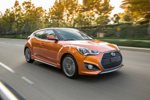 2017 Hyundai Veloster Turbo w/Orange Interior Accent 2dr Hatchback Exterior