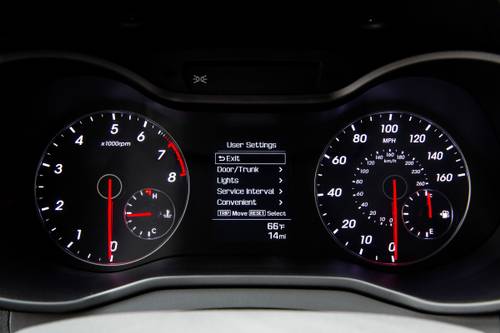 2017 Hyundai Veloster Turbo w/Orange Interior Accent 2dr Hatchback Gauge Cluster