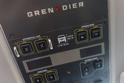 2024 INEOS Grenadier Quartermaster Fieldmaster Crew Cab Pickup Aux Controls