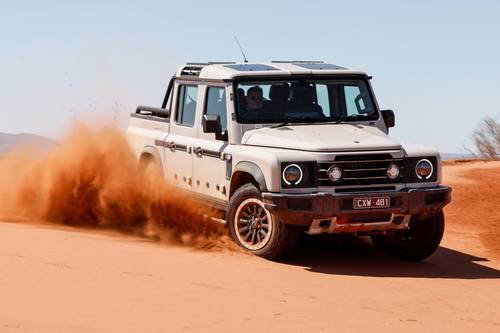 2024 INEOS Grenadier Quartermaster Fieldmaster Crew Cab Pickup Lifestyle Exterior
