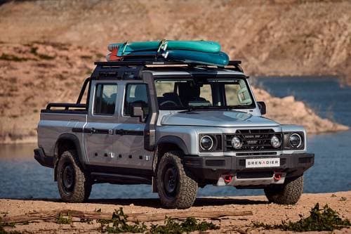 2024 INEOS Grenadier Quartermaster Trialmaster Crew Cab Pickup Lifestyle Exterior