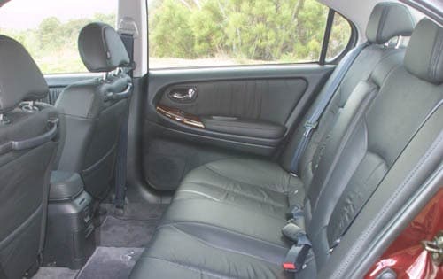 2001 INFINITI I30 Touring Sedan Rear Interior
