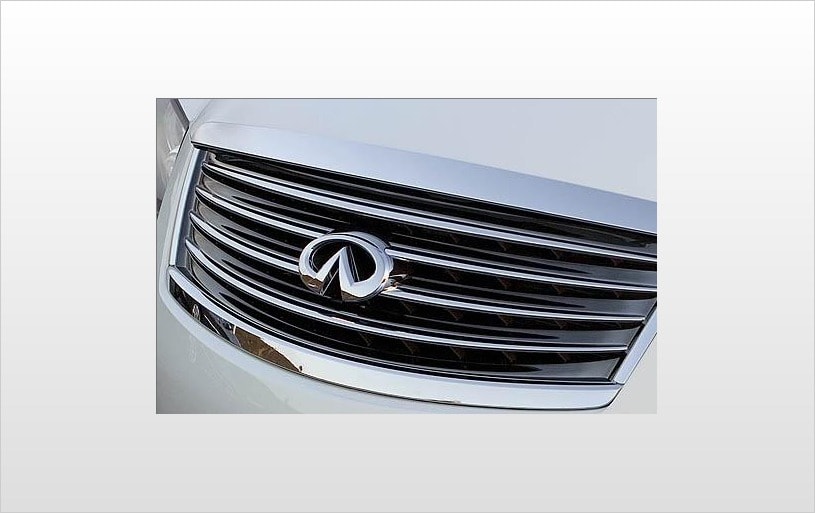 2009 INFINITI M45 Sport Front Grille and Badging