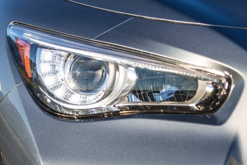 2015 INFINITI Q50 Sport Sedan Headlamp Detail