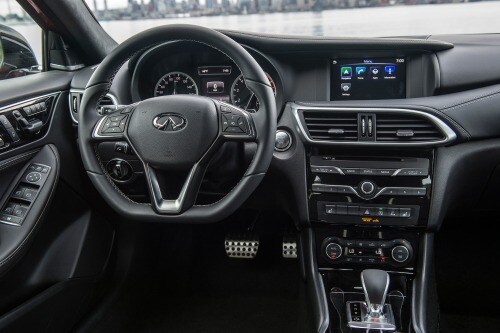 2017 INFINITI QX30 Sport 4dr SUV Steering Wheel Detail