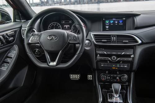 2019 INFINITI QX30 SPORT 4dr SUV Steering Wheel Detail