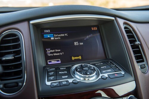 2017 INFINITI QX50 4dr SUV Audio Display