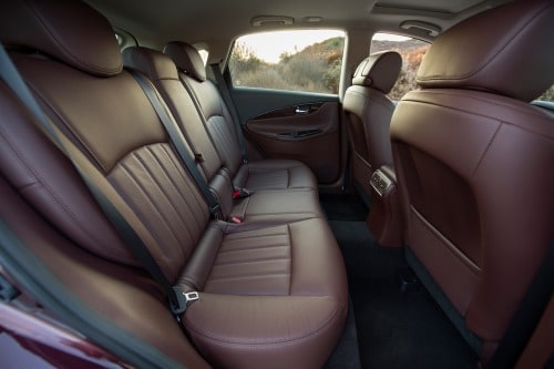 2017 INFINITI QX50 4dr SUV Rear Interior