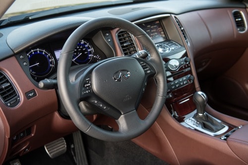 2017 INFINITI QX50 4dr SUV Steering Wheel Detail