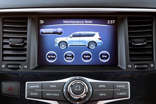 2018 INFINITI QX80 4dr SUV Center Console