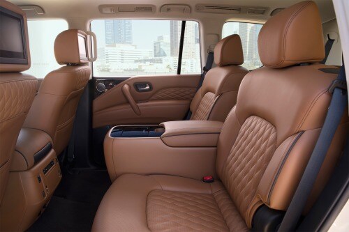 2018 INFINITI QX80 4dr SUV Rear Interior