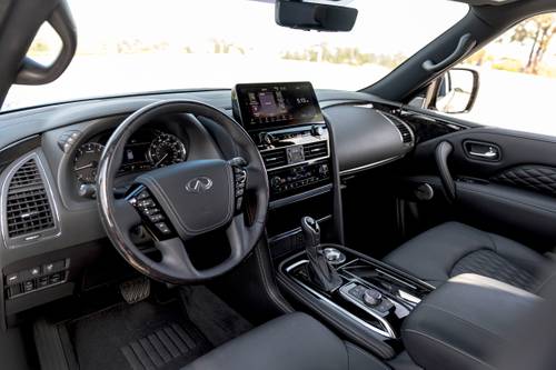 2022 INFINITI QX80 SENSORY 4dr SUV Steering Wheel Detail