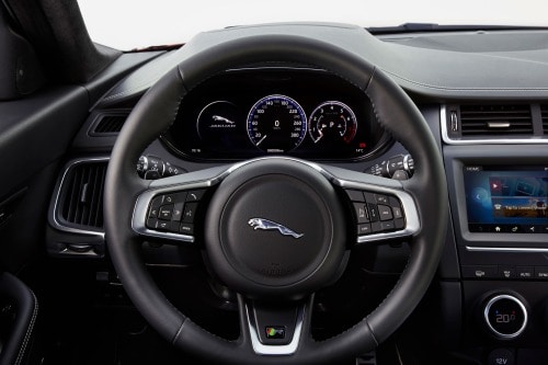 2018 Jaguar E-PACE P250 First Edition 4dr SUV Steering Wheel Detail