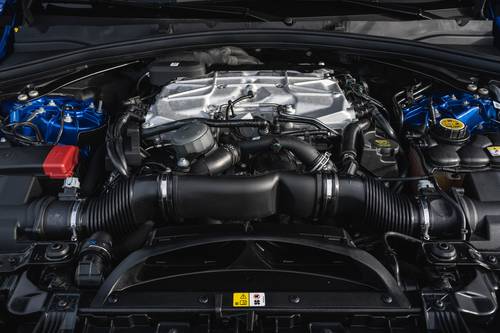 2026 Jaguar F-PACE SVR 575 Edition 4dr SUV 5.0L V8 Engine Shown.