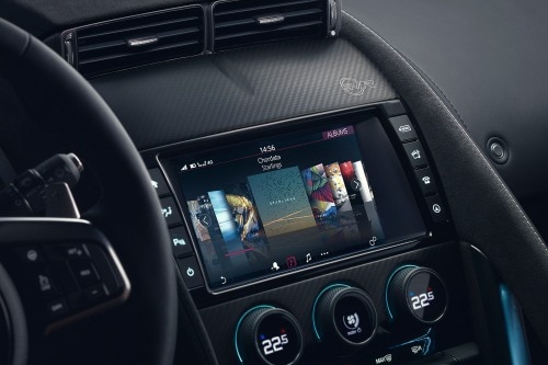 2018 Jaguar F-TYPE SVR Coupe Center Console