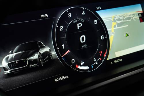 Jaguar F-TYPE P450 R-Dynamic Convertible Gauge Cluster