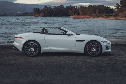 Jaguar F-TYPE P450 R-Dynamic Convertible Profile Shown
