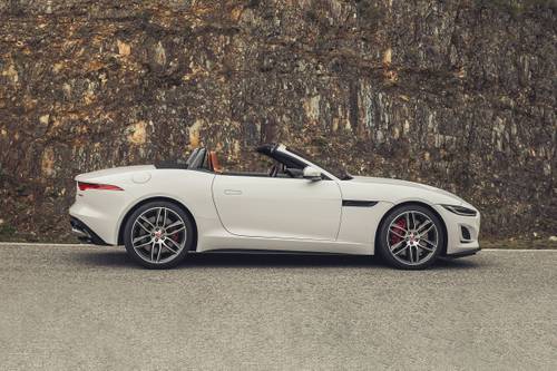 Jaguar F-TYPE P450 R-Dynamic Convertible Profile Shown
