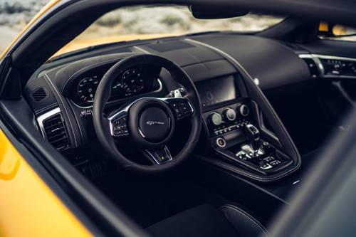 Jaguar F-TYPE R Coupe Steering Wheel Detail