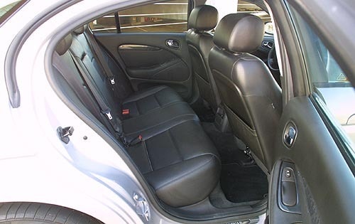 2003 Jaguar S-Type R Rear Interior