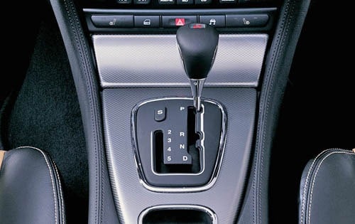 2005 Jaguar S-Type Shifter Detail