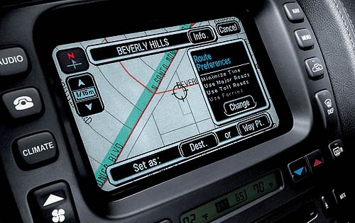 2008 Jaguar S-Type R Center Console