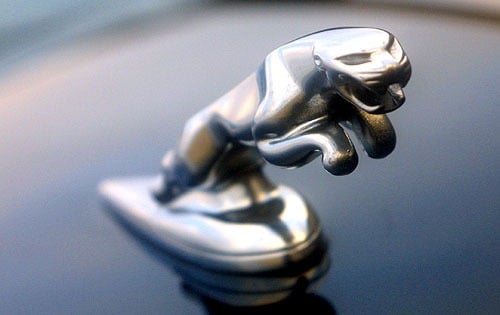 2003 Jaguar X-Type Front Emblem Shown