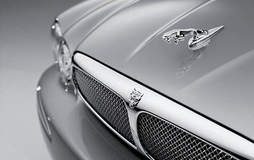 2006 Jaguar X-Type 3.0L Sportwagon Front Grille and Badging