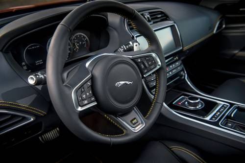2019 Jaguar XE 300 Sport Limited Edition Sedan Steering Wheel Detail