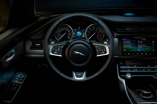 2019 Jaguar XE 300 Sport Limited Edition Sedan Steering Wheel Detail