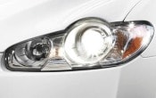 2011 Jaguar XF XFR Headlamp Detail