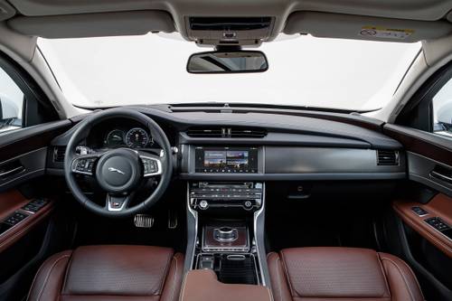 2020 Jaguar XF Sportbrake S Sport Wagon Dashboard. Options Shown.