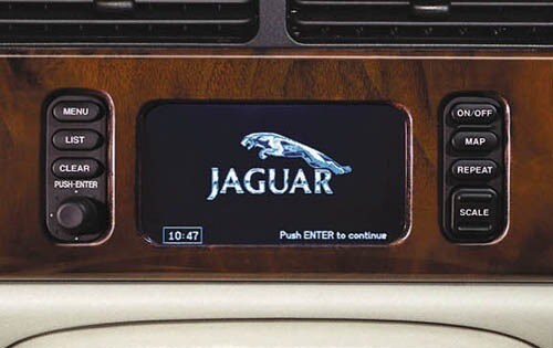 2004 Jaguar XK-Series XK8 Navigation System Shown