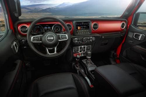 2020 Jeep Gladiator Rubicon Crew Cab Pickup Dashboard Shown