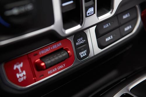2020 Jeep Gladiator Rubicon Crew Cab Pickup Interior Detail