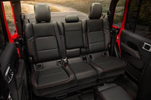 2020 Jeep Gladiator Rubicon Crew Cab Pickup Rear Interior