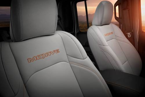 Jeep Gladiator Mojave Crew Cab Pickup Interior Detail