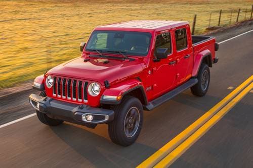 Jeep Gladiator Overland Crew Cab Pickup Exterior Shown