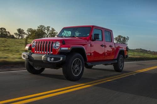 Jeep Gladiator Overland Crew Cab Pickup Exterior Shown