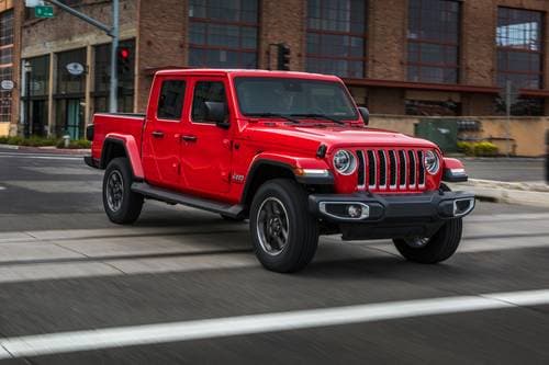 Jeep Gladiator Overland Crew Cab Pickup Exterior Shown
