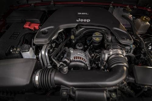 2024 Jeep Gladiator Willys Crew Cab Pickup 3.6L V6 Engine Shown