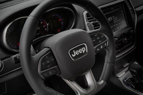 2017 Jeep Grand Cherokee SRT 4dr SUV Steering Wheel Detail