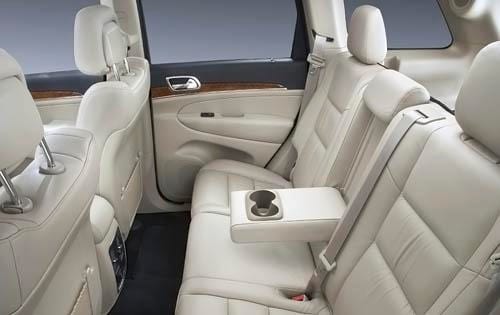 2011 Jeep Grand Cherokee Limited Rear Interior