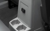 2011 Jeep Liberty Limited Rear Cupholder Detail Shown