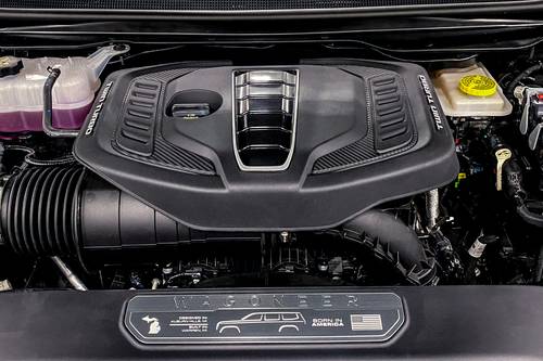 2025 Jeep Wagoneer Series II 4dr SUV 3.0L V6 Turbo Engine Shown.