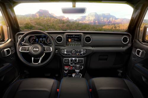 2022 Jeep Wrangler 4xe Unlimited Rubicon Convertible SUV Dashboard