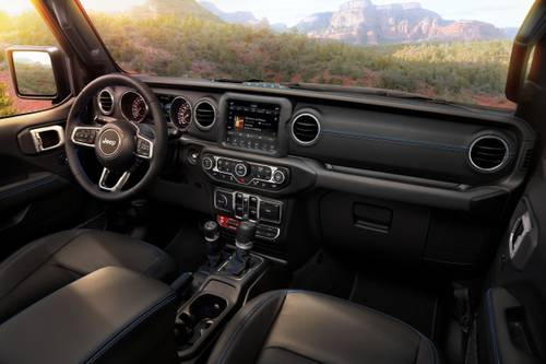 2022 Jeep Wrangler 4xe Unlimited Rubicon Convertible SUV Dashboard