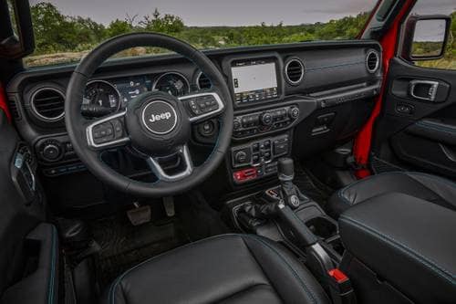 2022 Jeep Wrangler 4xe Unlimited Rubicon Convertible SUV Dashboard
