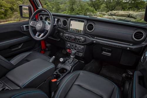 2022 Jeep Wrangler 4xe Unlimited Rubicon Convertible SUV Dashboard