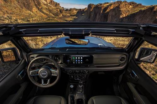 2024 Jeep Wrangler 4xe High Altitude Convertible SUV Dashboard